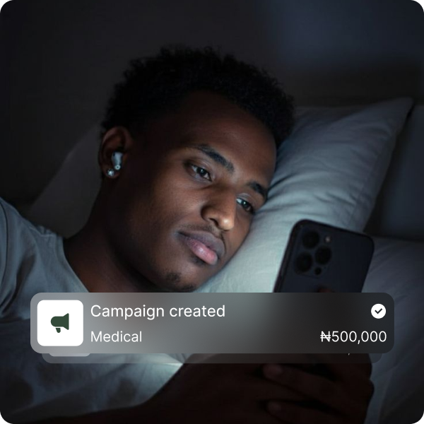 Gathr campaign creation form